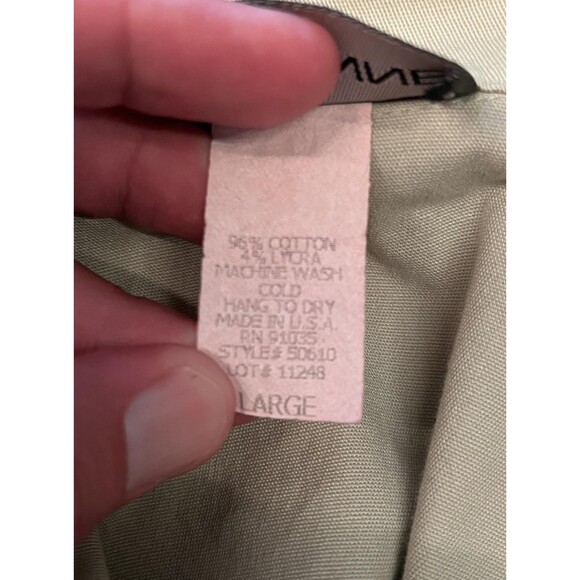 Marianne Jacket Womens Large Light Green Button Front Cotton Blend Casual USA - Picture 6 of 6